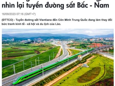 Đã đến lúc phải nhìn thẳng vào thực tế là: Chỉ có Trung Quốc làm được đường sắt Bắc Nam, và Phải cho Trung Quốc làm