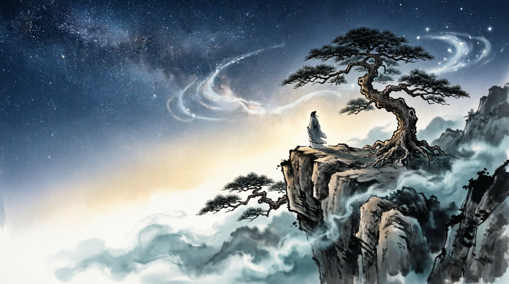 Chữ Thiên (天) trong Kính Thiên: Ông trời sâu thẳm của nền trời Á Đông